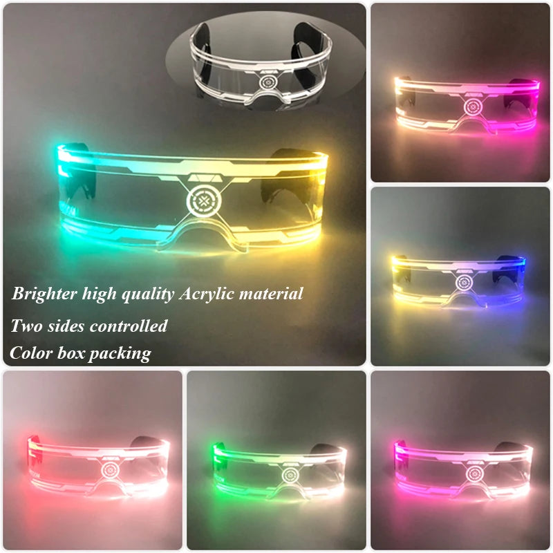 Leuchtende LED Partybrille mit Farbwechsel für unvergessliche Feste