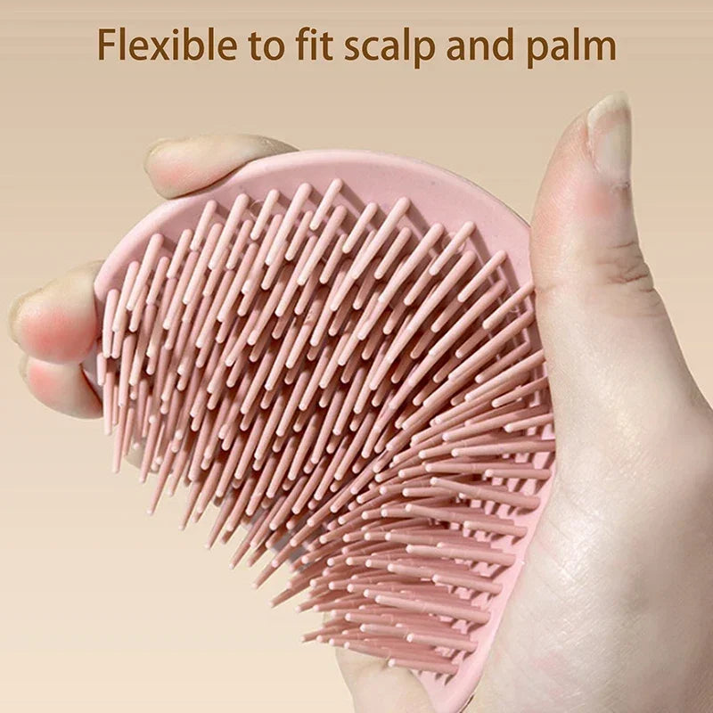 Kopfhaut Massagekamm mit langem Griff für entspannende Reinigung & Pflege