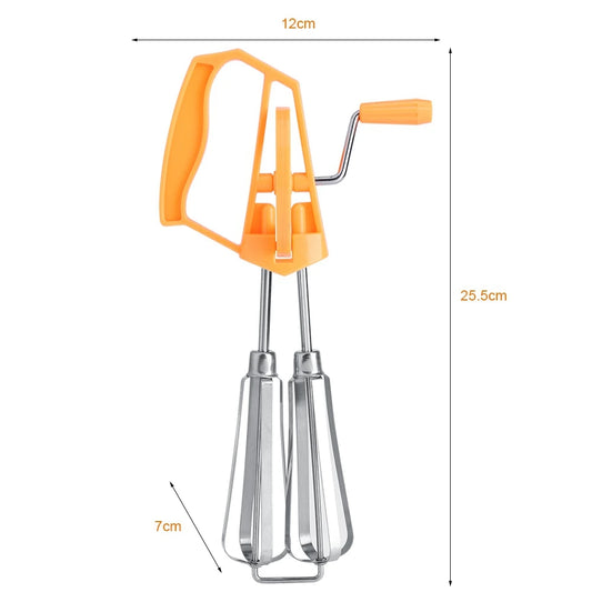 Eier-Schläger Handmixer aus Edelstahl für Küche und Backen
