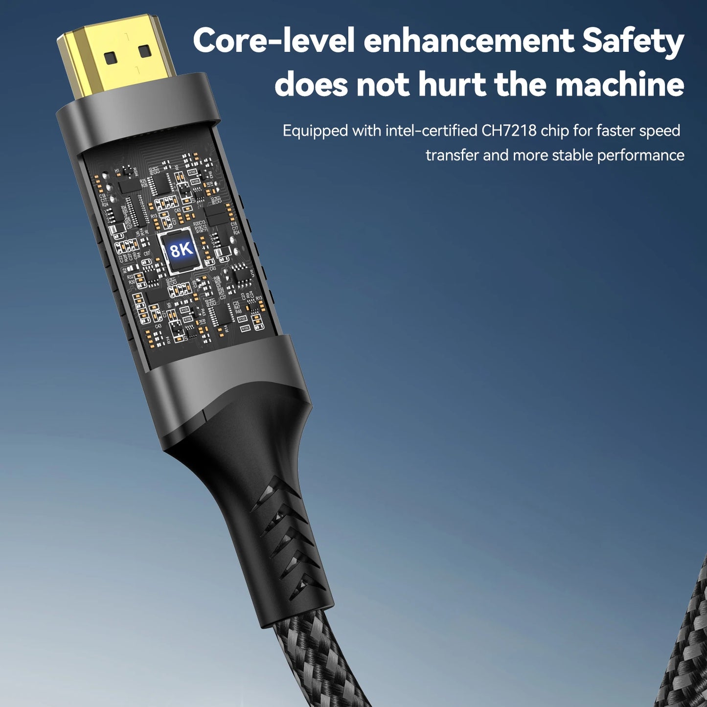 8K USB C auf HDMI 2.1 Kabeladapter 8K60Hz Typ C auf HDMI für Laptop Beamer