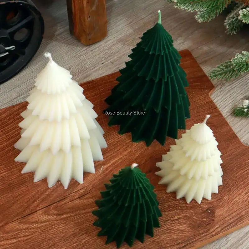 3D Weihnachtsbaum Silikonform für kreative DIY Kerzen und Dekorationen
