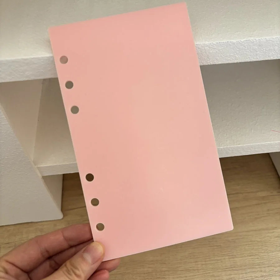 A6 Acryl Binder mit linierter Deckel für flexibles Journal und Planung