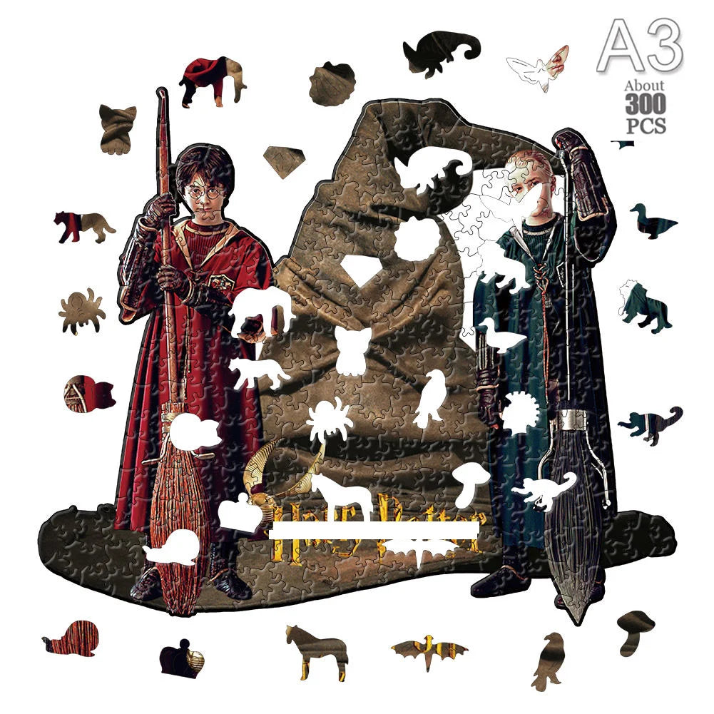 3D Holzpuzzle Tier Formen für Kinder und Erwachsene