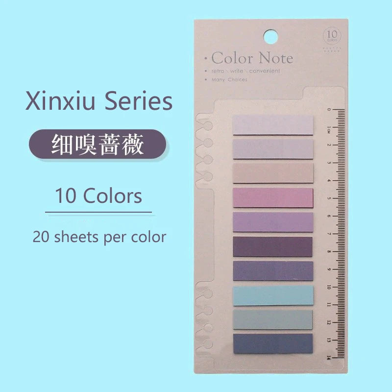 Selbstklebender Notizblock Haftnotizen Lesezeichen Point It Marker Büro