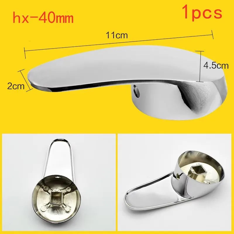 Ersatz Wasserhahn Griff Metall Zinklegierung Heiß Kalt Schalter