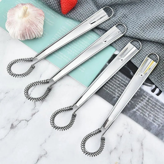 Handlicher Mini-Eimixer aus Edelstahl mit manuellem Schneebesen