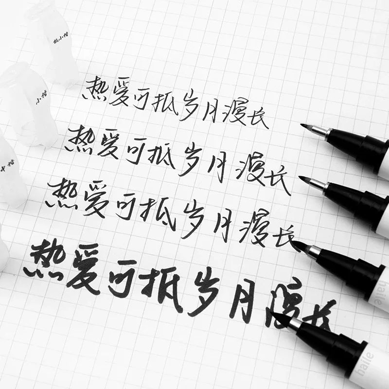 4er Set wasserfeste Kalligraphie Pinselstifte für Kunst - Schrift