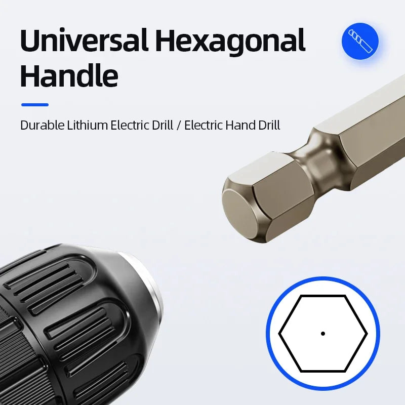 HSS Titan Überzogene Gewindebohrer Set M3-M10 mit Senker und Entgrater