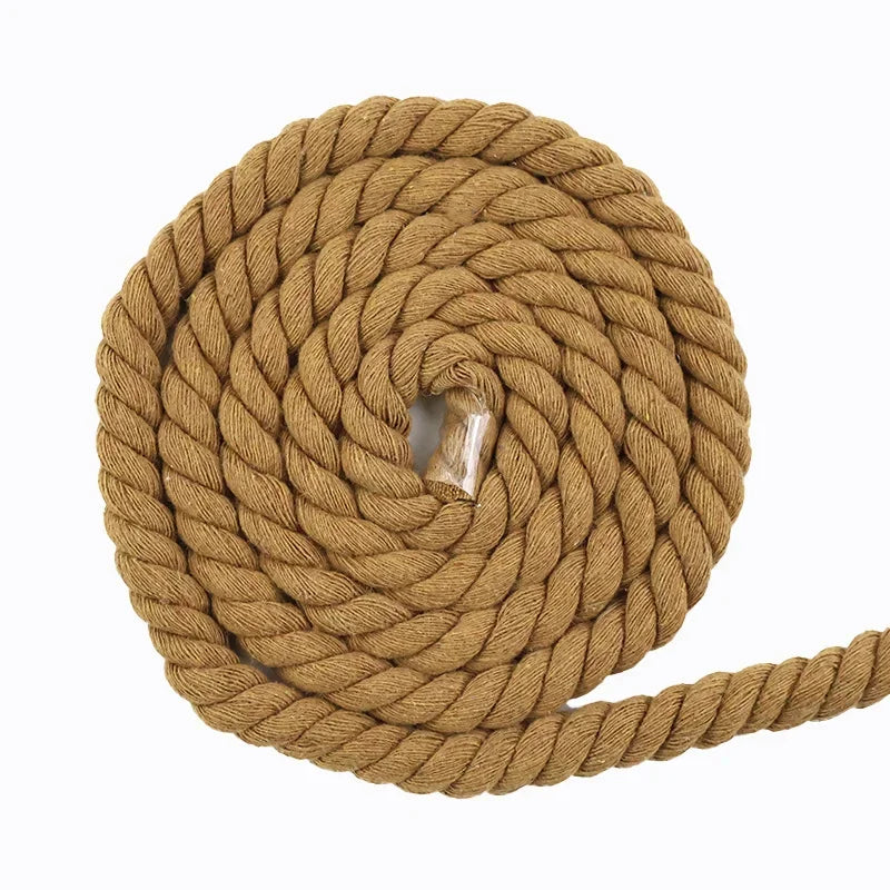Robuste 3-fach gedrehte Baumwollschnur für DIY und Nähprojekte