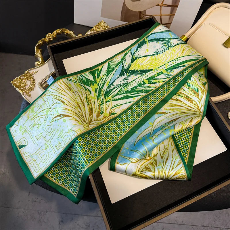 Dünner Seidenschal für Frauen – Multifunktionales Halstuch-Yabubest - Home & More