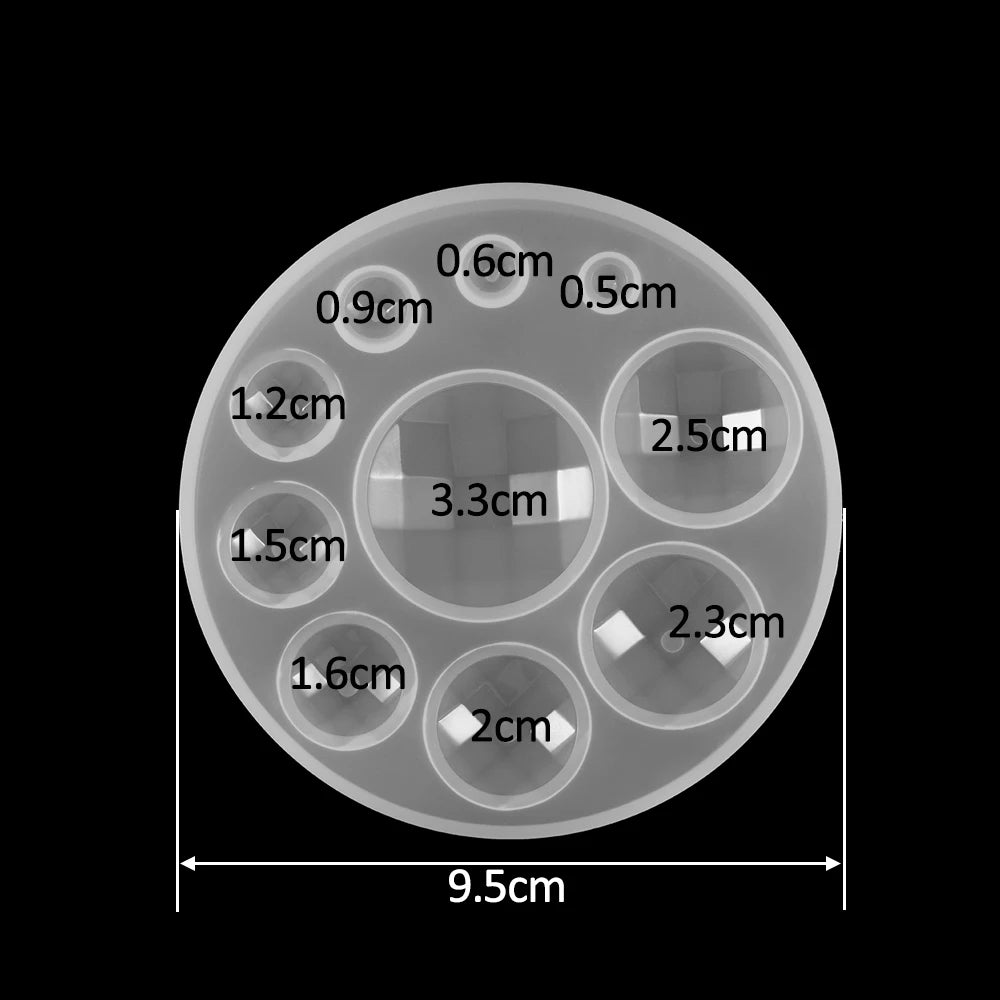 Herz Anhänger Silikonform für DIY Epoxidharz Schmuck Gussform Set