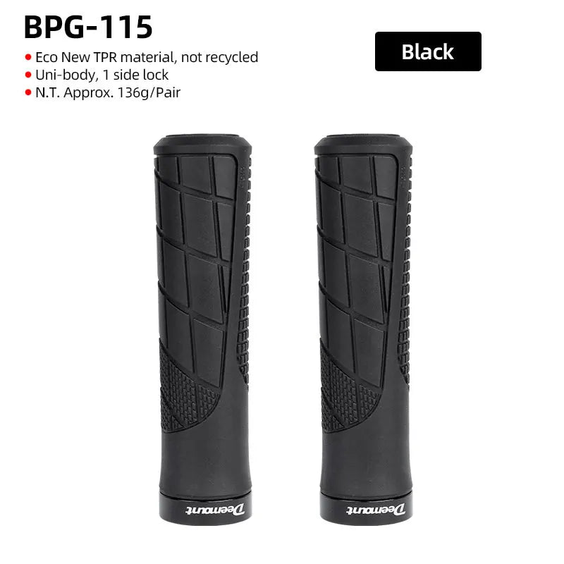 Ergonomische MTB Fahrradgriffe Schwarz-Grau, Profi Grip - Komfort, 1 Paar