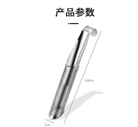 Tragbare Hause Tee Zubehör Filter Edelstahl Tee Maker Rohrleitungen Design Tee Löffel Brewer Langen Griff Metall Kreative Tasse - Yabubest - Home & More