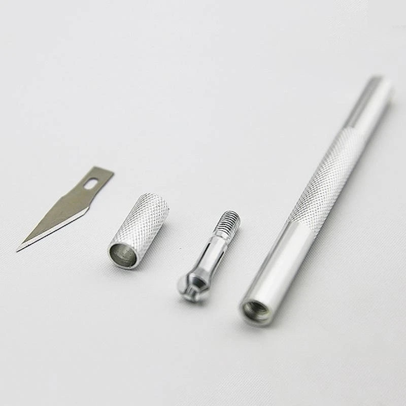 Präziser Gummischneider für Tischtennisbeläge mit Aluminiumgriff