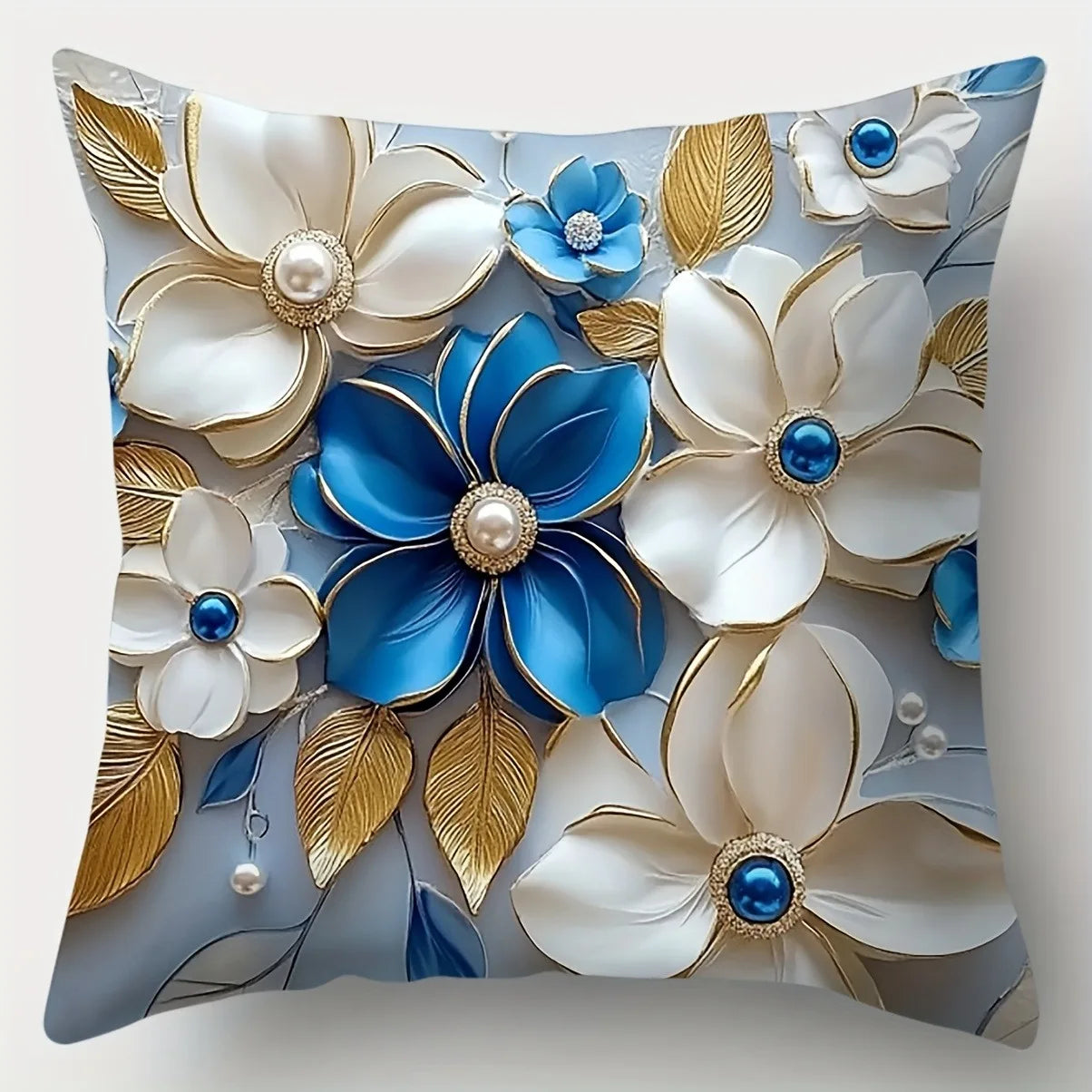 Eleganter Kissenbezug mit Reißverschluss für Sofa und Wohnzimmer