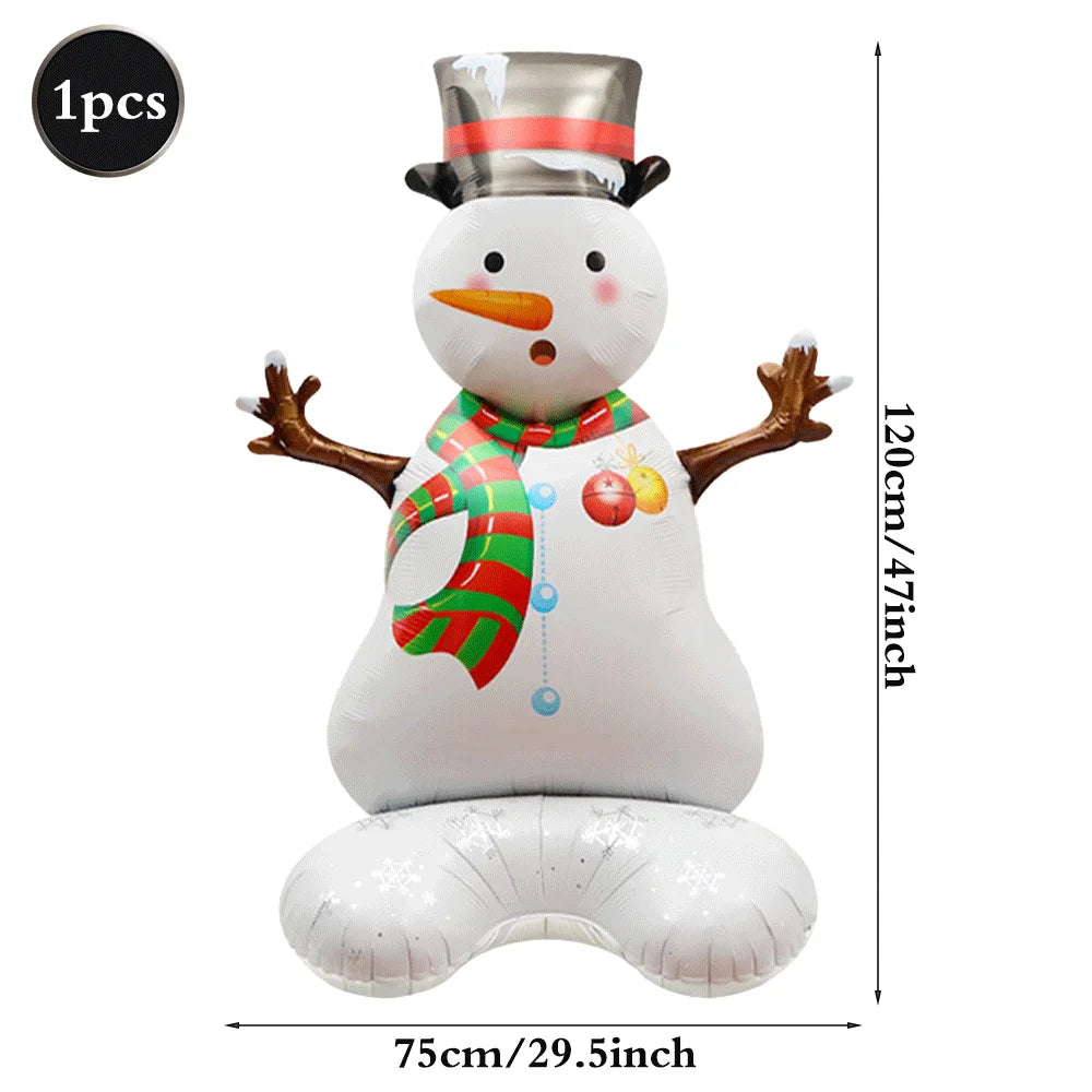 Festliche Weihnachts Folienballons Santa Rentier Schneemann für Partys