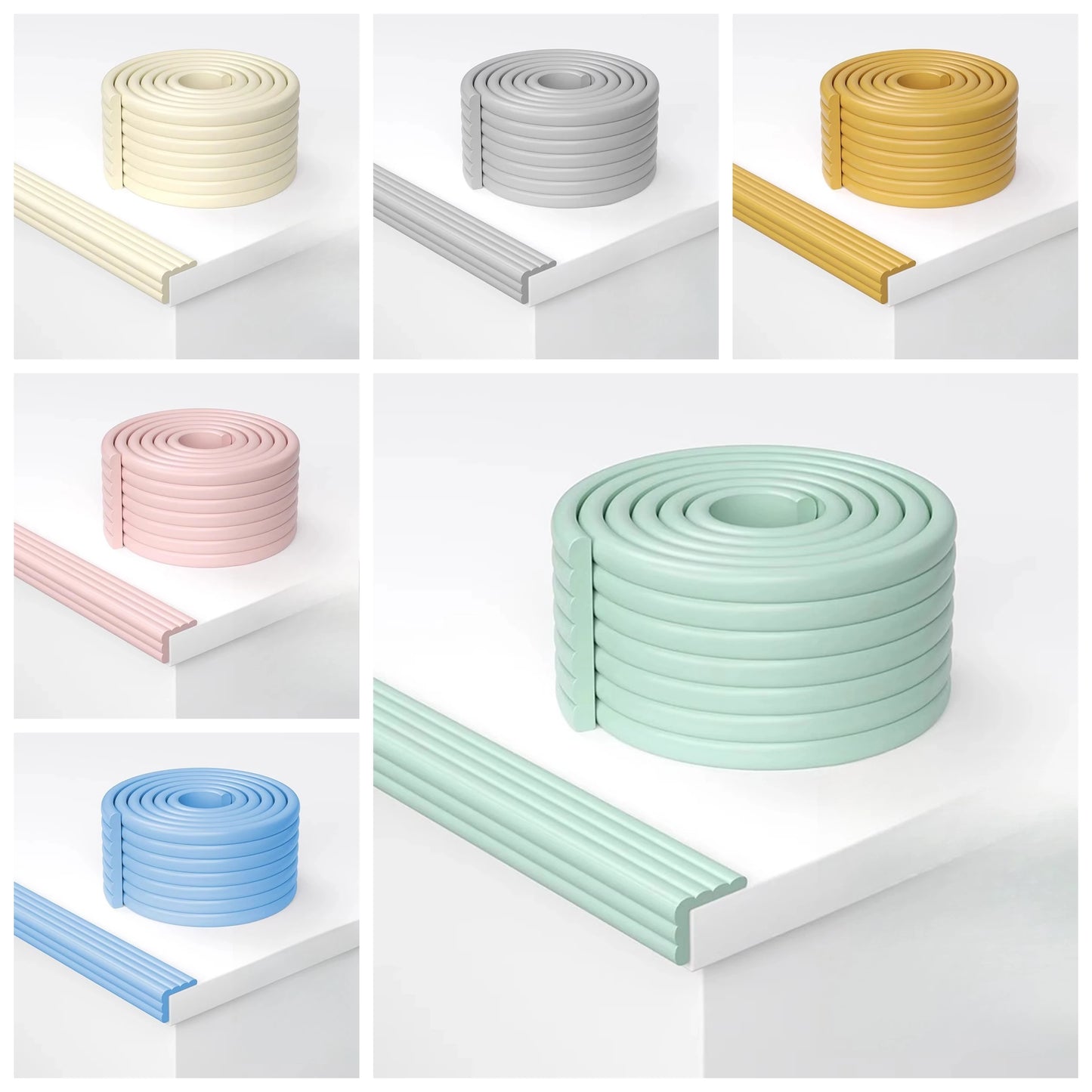 2M Sicherheitsschutzstreifen Kantenschutzstreifen Tisch Eckenschutz 8mm