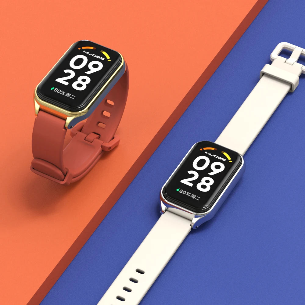 Silikon Armband Ersatz für Smart Band 8 9 mit Einstellbarer Länge