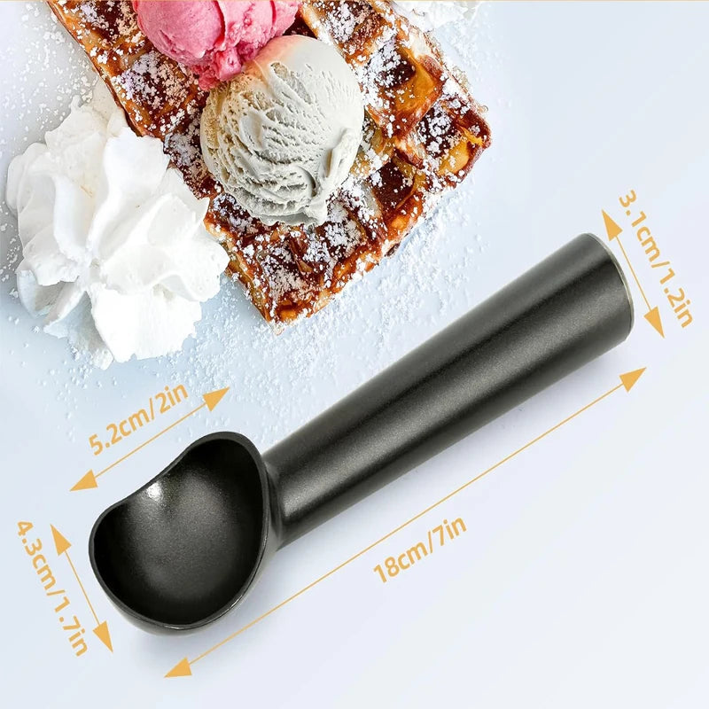 Eisportionierer Aluminiumlegierung Eisschaufel mit Auslöser multifunktional