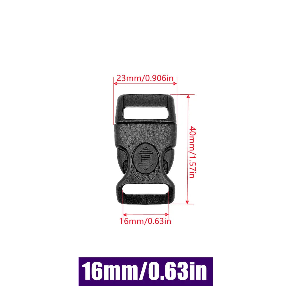 Vielseitiger Verschluss aus Kunststoff mit Schloss für Rucksäcke Gepäck