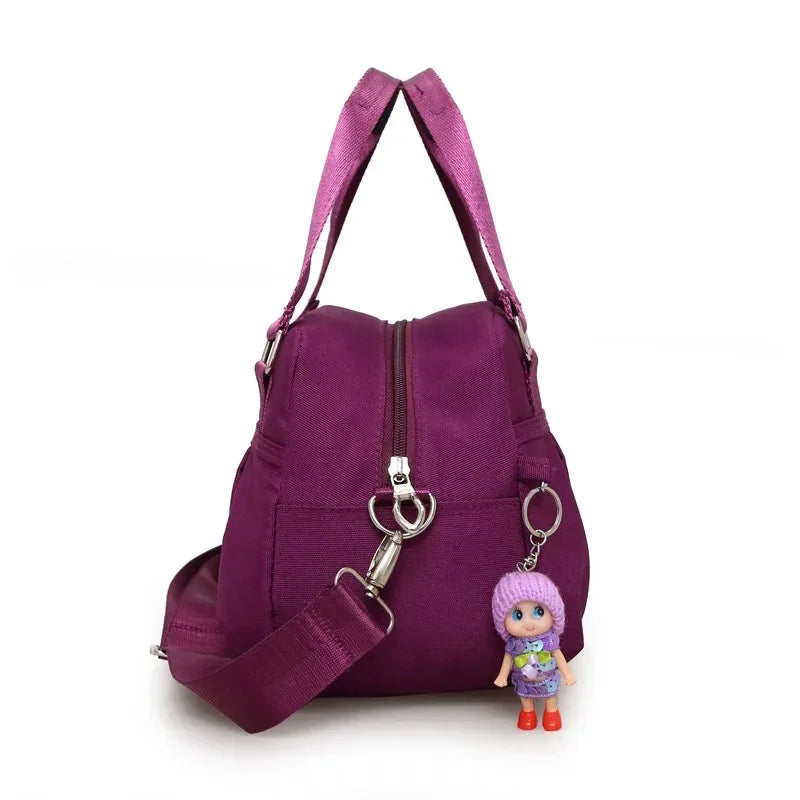 Wasserdichte modische Umhängetasche aus Leinwand für Damen