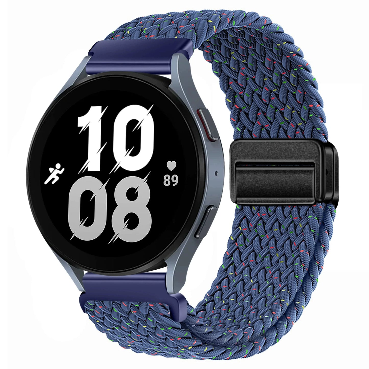 Magnetisches Nylonarmband 20/22mm für Smartwatches mit Schlaufenverschluss