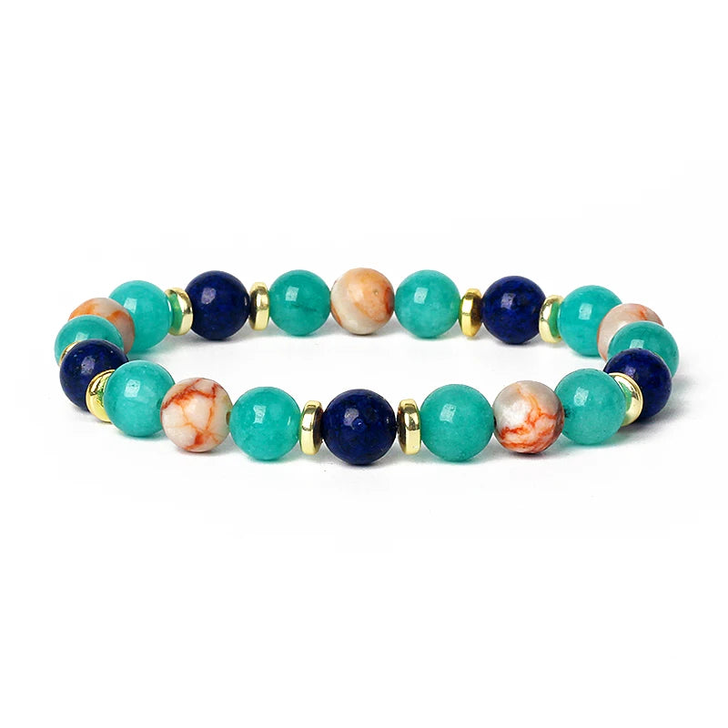 Citrin Aventurin Kristall Armband: Feng Shui Glück & Reichtum für Unisex