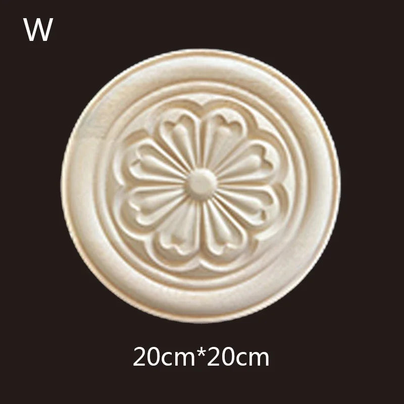 Geschnitzte Holzapplikationen für Möbel und Heimdekoration Basteln