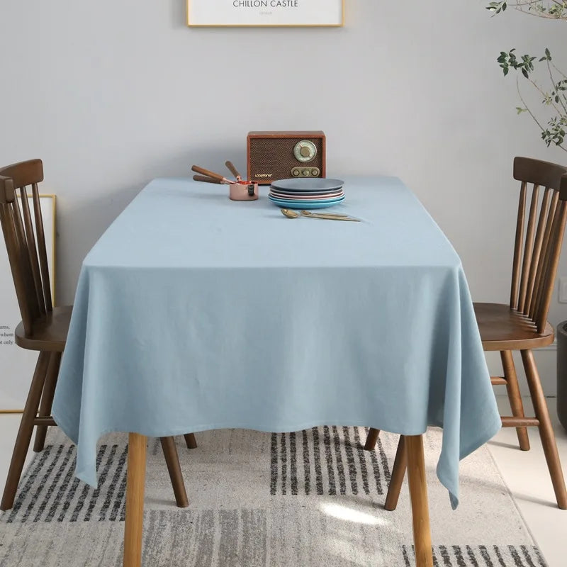 Dekorative Baumwoll Tischdecke rechteckig für Feste und Alltag