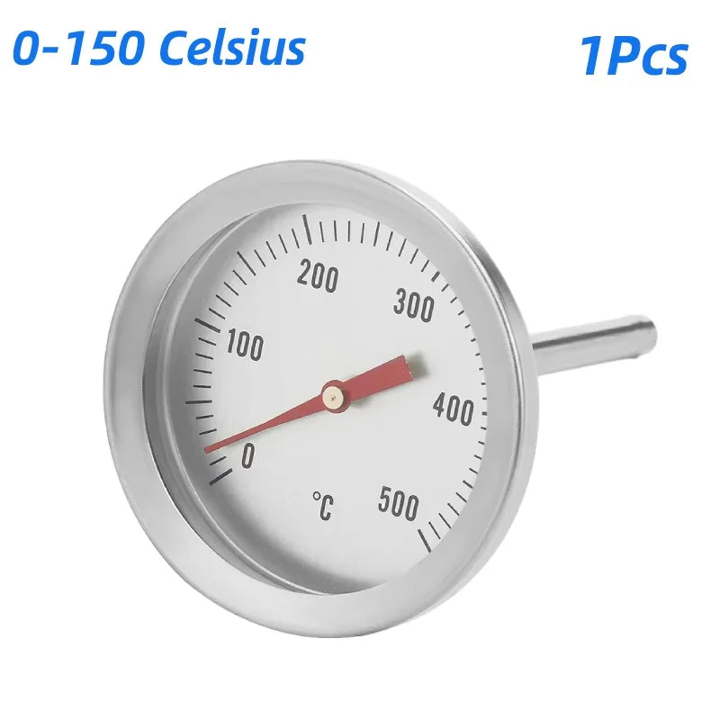 Edelstahl Ofenthermometer mit Sonde für Innen- und Außentemperatur