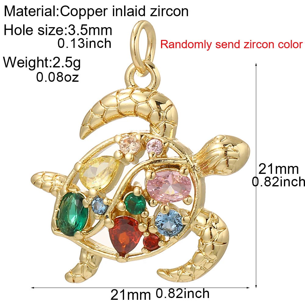 Kreative Anhänger mit Meeresmotiven aus Kupfer und Emaille