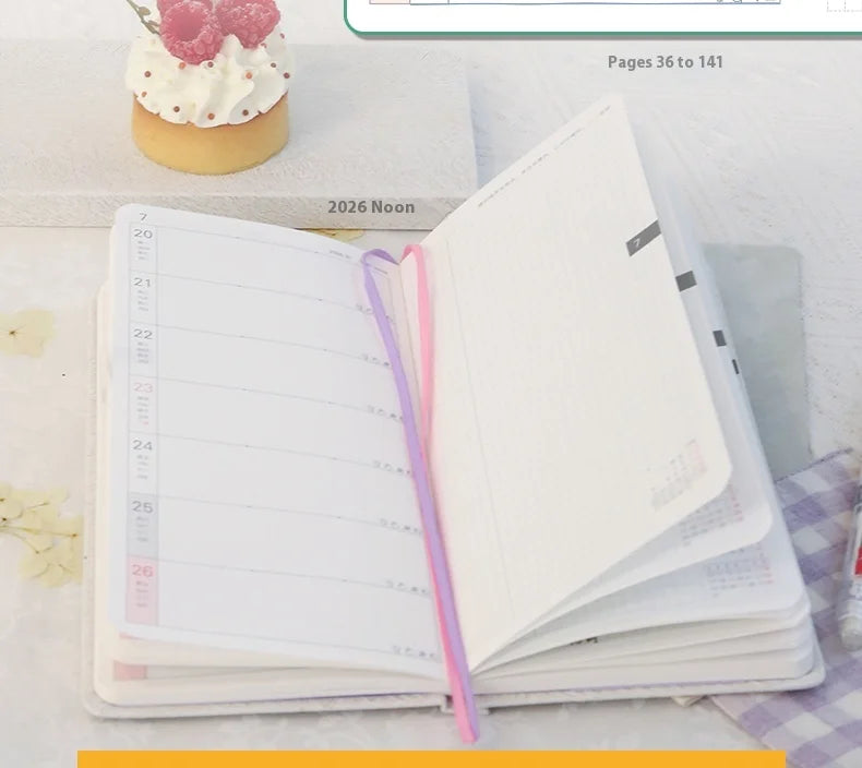 Wochenplaner 2026 Taschenformat – Wochenplan Notizbuch-Yabubest - Home & More