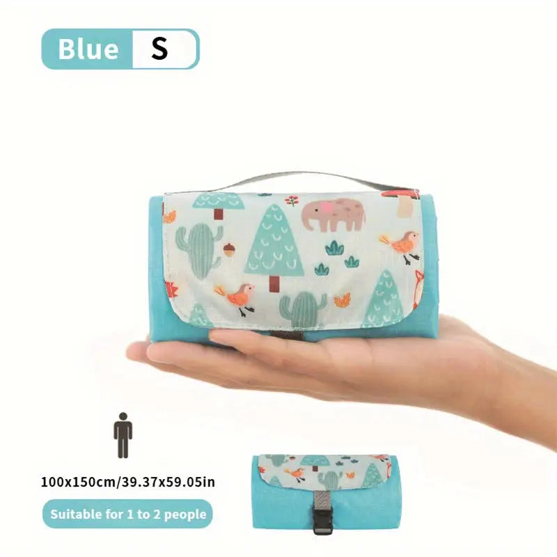 Wasserdichte faltbare Picknickmatte im praktischen Taschenformat