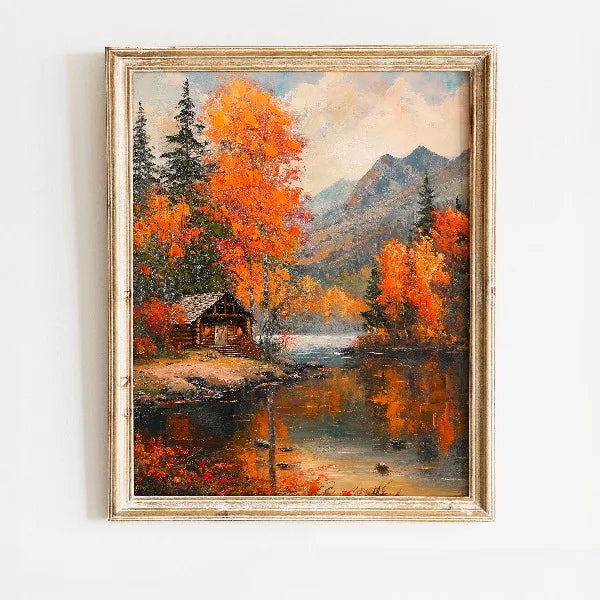 Stilvolles Leinwandbild Herbstliche Natur für Ihr Zuhause