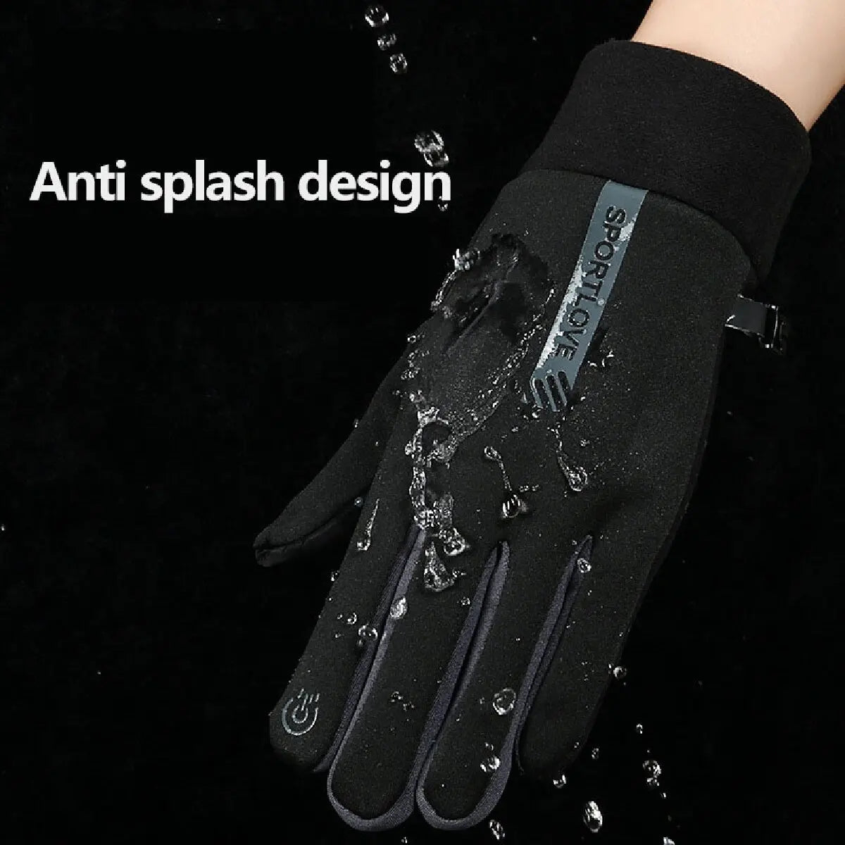 Thermo Winterhandschuhe Winddicht Wasserdicht für Outdoor Sportarten