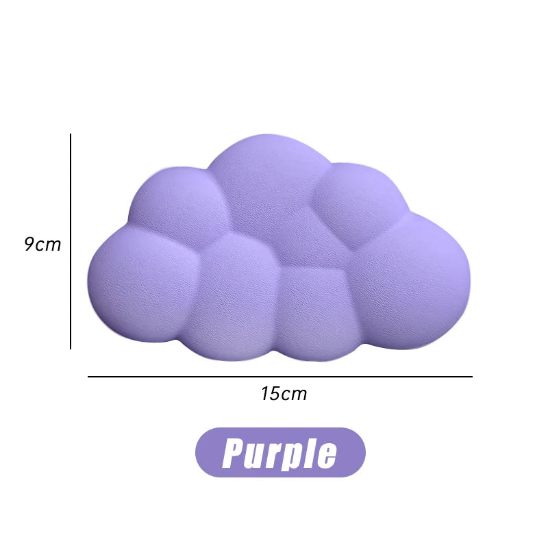 Memory Foam Handgelenk Rest Wolkenform rutschfeste Gummi Schreibtischmatte