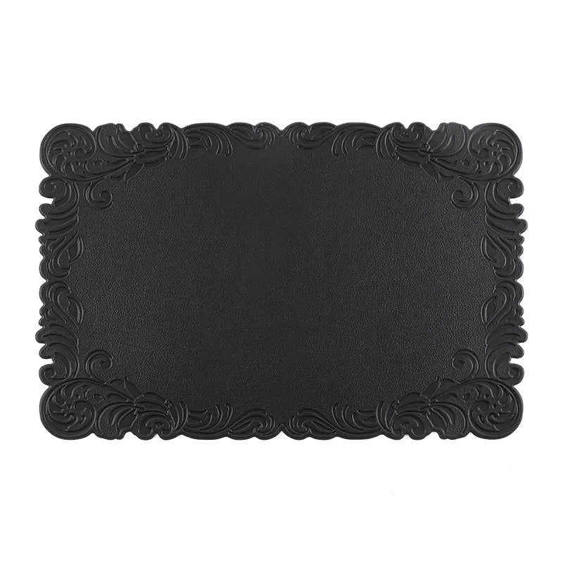 Elegante PU Kunstleder Tischsets für Innen und Außenbereiche