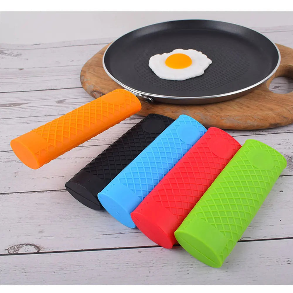 Rutschfeste Silikon Griffabdeckung für Töpfe und Pfannen Hitzeschutz