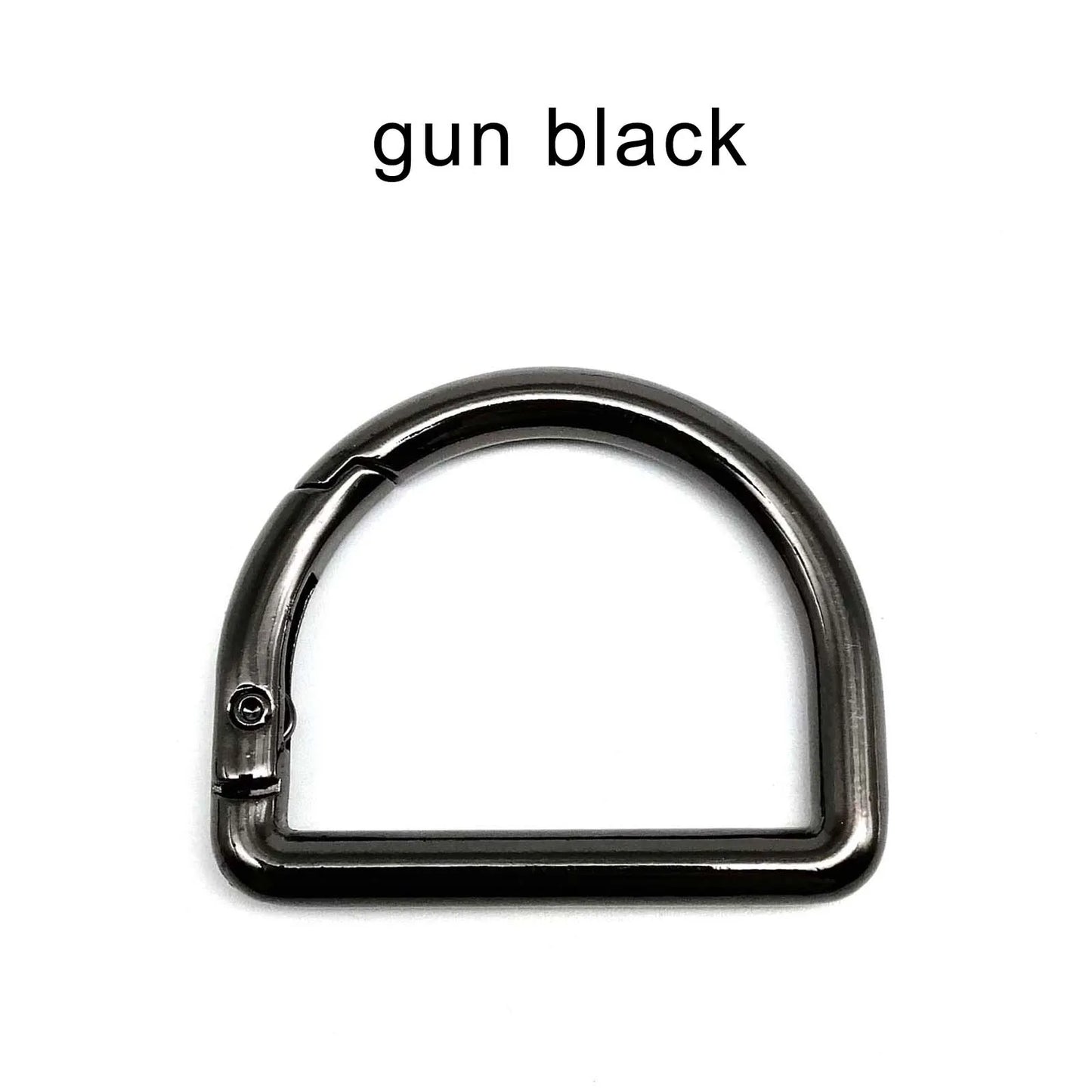 D-förmiger Federring Metall Schnappverschluss für Taschen Riemen Schlüssel