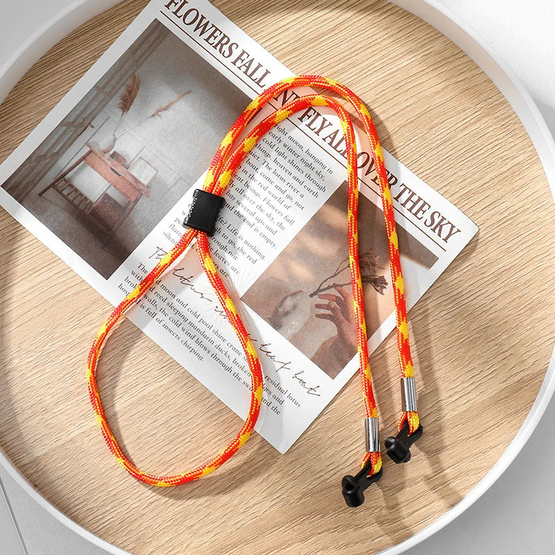 Verstellbare Sport Sonnenbrillenkette 70cm Unisex Outdoor Wandern