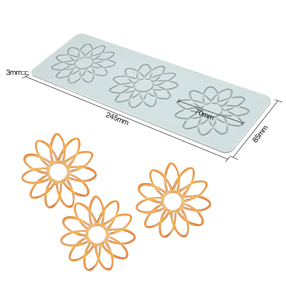 Silikon Spitzenform für detailreiche Kuchen und Gebäck Dekoration