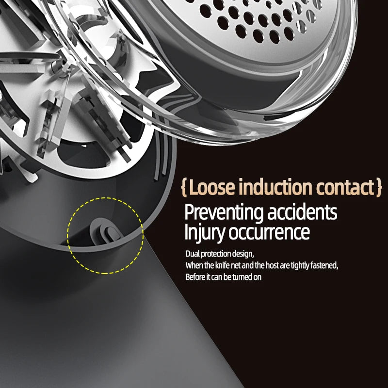 Tragbarer elektrischer Lint Remover mit USB Ladefunktion und Hochgeschwindigkeitsmotor