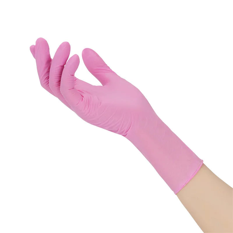 50/100 Stück schwarze Nitrilhandschuhe für den vielseitigen Einsatz