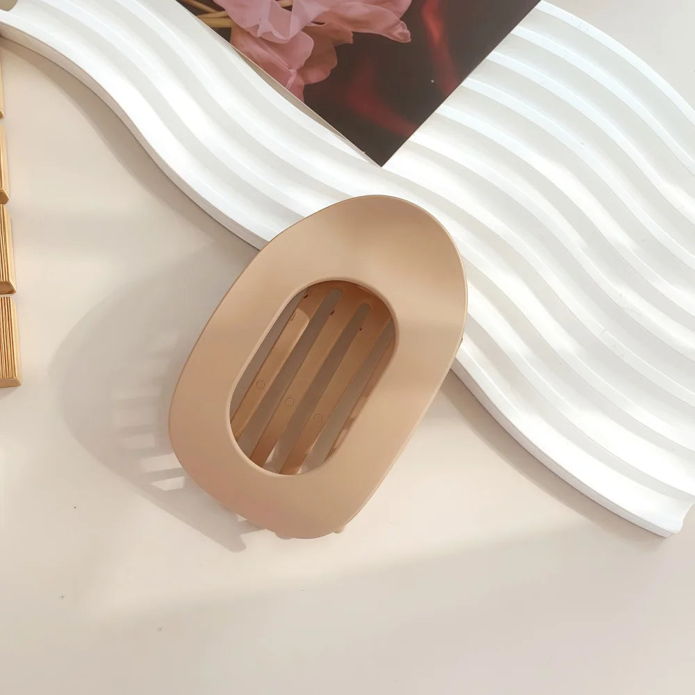 Stylische Haarklammer Leopardenmuster matt für einfachen Halt