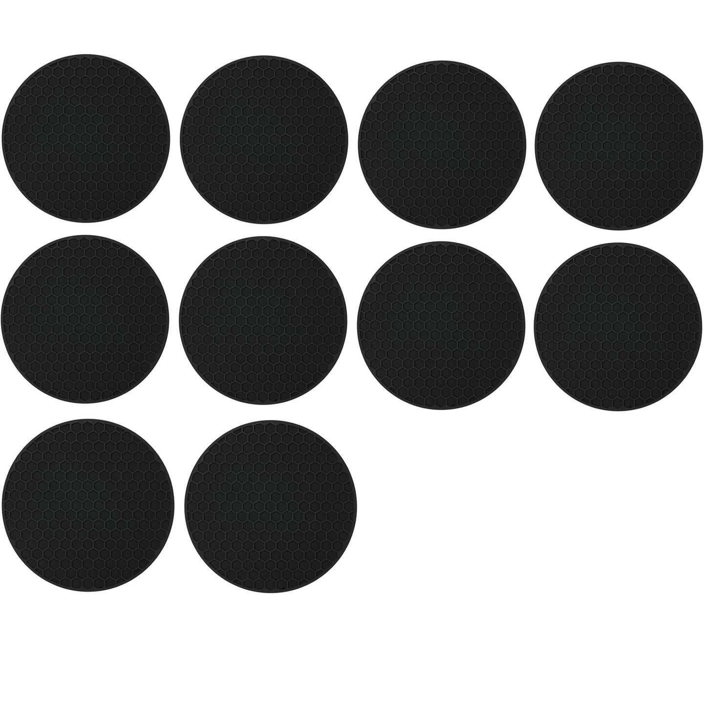 Silikon Untersetzer Set mit Halter – Rutschfest für Heiß - Kalt - Tassen - Gläser