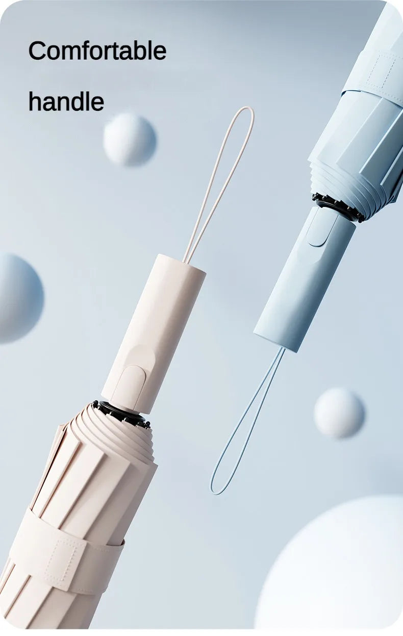 Robuster großer Automatik Regenschirm mit Windschutz und Sonnenschutz