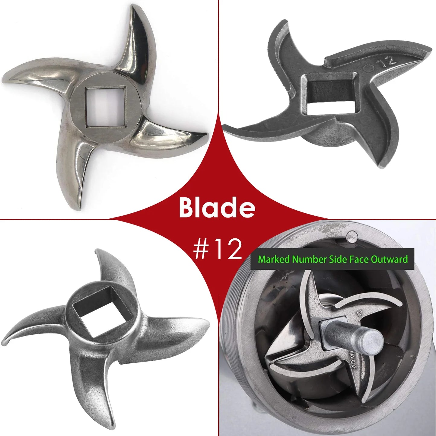 Edelstahl Fleischwolf Zubehör für effizientes Zerkleinern