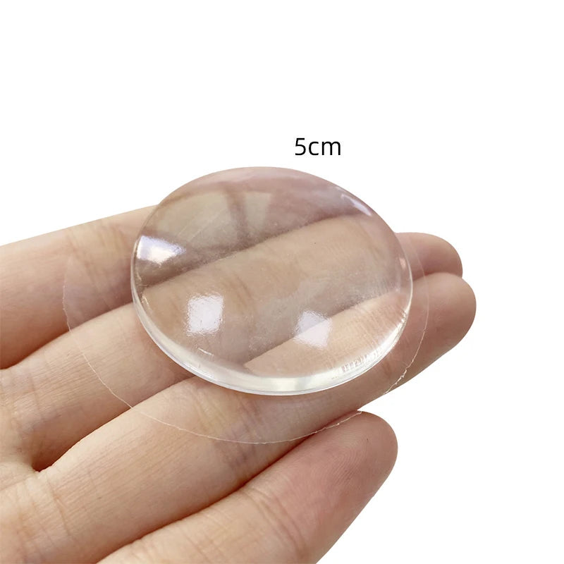 Silikon Türgriff Stoßstange 5x5cm Selbstklebend Schutzpad Weiß Grau Schwarz