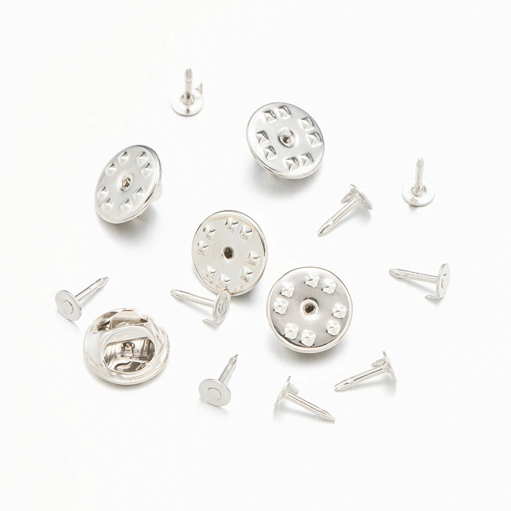 Metall Locking Pin Brosche Abzeichen Halter Verschluss für DIY Schmuck und Handwerk-Yabubest - Home & More