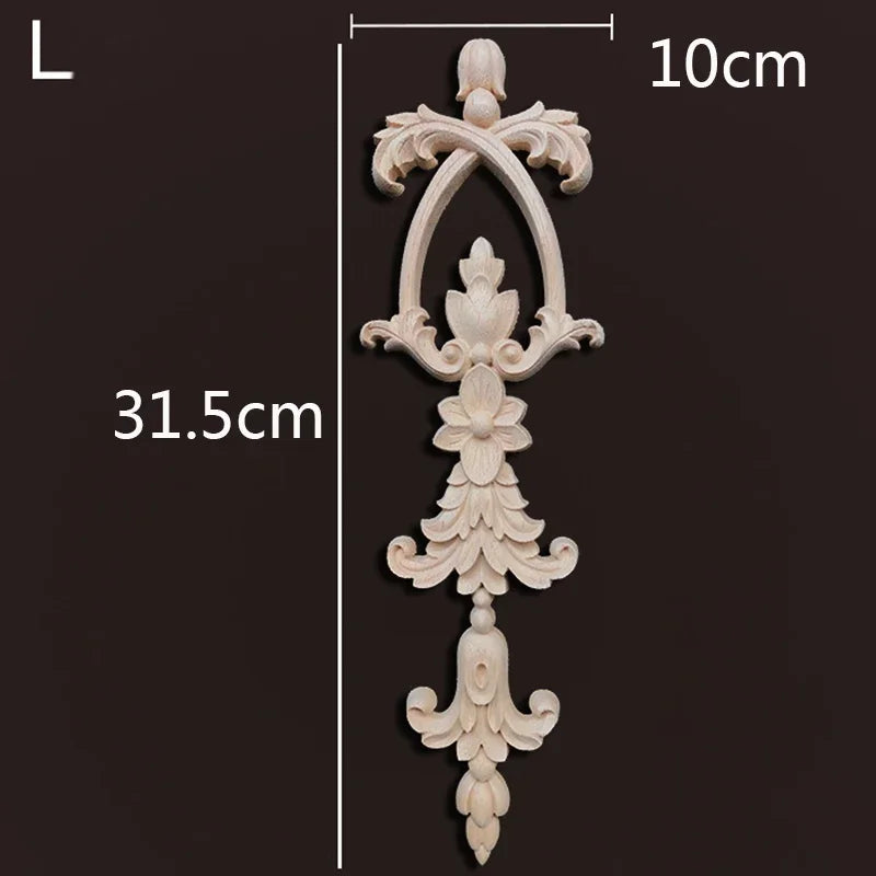 Holzmoebel Applikationen Wohnzimmer Dekoration NATUERLICHE Blumen